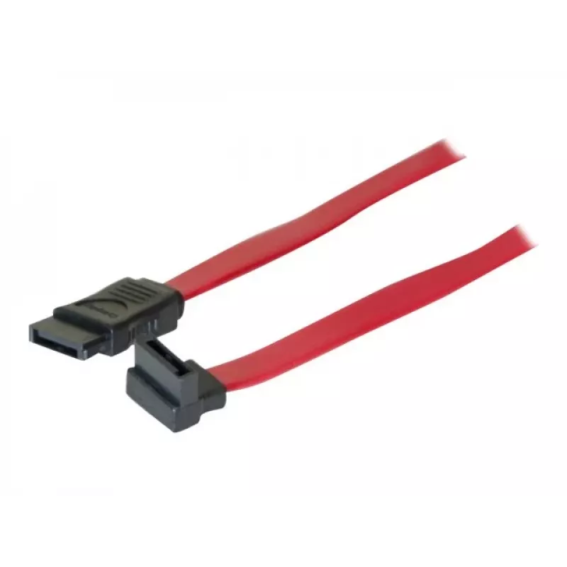 TECLINE SATA-Kabel, 7-Pin SATA Stecker auf 7-Pin SATA Stecker, 1,0 m, Rot 314000