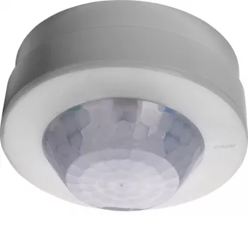 Hager EER513 360° Aufputz-PIR-Bewegungsmelder, 20 m Reichweite, IP55, Weiß