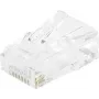 EXERTIS CONNECT RJ45 Modularstecker Cat. 6 UTP für Litzenkabel, transparent, 10er-Pack 920560