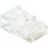 EXERTIS CONNECT RJ45 Modularstecker Cat. 6 UTP für Litzenkabel, transparent, 10er-Pack 920560