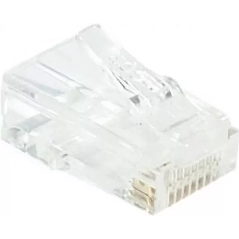 EXERTIS CONNECT RJ45 Modularstecker Cat. 6 UTP für Litzenkabel, transparent, 10er-Pack 920560