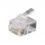 Exertis Connect RJ12 Modularstecker für Flachkabel, ungeschirmt, 6P6C, 10er-Pack (920630)