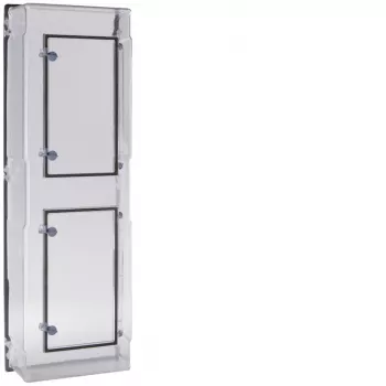 Hager ZAY750AT Zählerfeldabdeckung IP54 Transparent 750mm mit Tür
