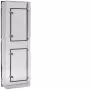 Hager ZAY750AT Zählerfeldabdeckung IP54 Transparent 750mm mit Tür