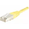 EXERTIS CONNECT CAT.6 F/UTP Patchkabel, Gelb, 0,5 m, Slim Snagless 842051