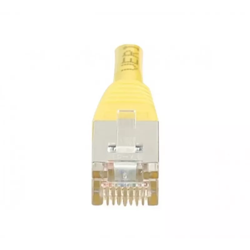 EXERTIS CONNECT Cat6 F/UTP Patchkabel, Gelb, 2,0 m, Slim Bend Relief 842201
