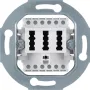 HAGER WDF4011WG TAE-Anschlussdose 2 x 6/6NFF Polarweiß Matt