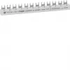 HAGER KDS463AT 4-polige 12-Modul-Stift-Sammelschiene, 63 A, 230/400 V AC