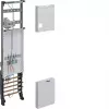 Hager ZH33Q7NT universZ Komplett-Zählerfeld 1050x250mm 3-Phasen 1 Zählerplatz 10mm² mit Trennfunktion