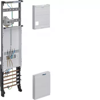 Hager ZH33Q7NT universZ Komplett-Zählerfeld 1050x250mm 3-Phasen 1 Zählerplatz 10mm² mit Trennfunktion