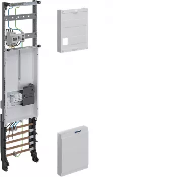 Hager universZ Komplettfeld ZH33W7NT, 3-phasig, 1 Zählerplatz, 10 mm², 1050x250 mm