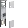 Hager universZ Komplettfeld ZH33W7NT, 3-phasig, 1 Zählerplatz, 10 mm², 1050x250 mm