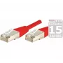 EXERTIS CONNECT Cat.5e F/UTP Patchkabel, Rot, 2,0 m, Slim Snagless Boot 847143