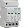 Hager SPB420 Typ 2 Überspannungsableiter 3P+N 275V AC 40kA DIN-Schiene