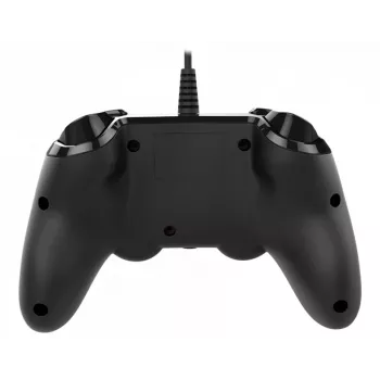 NACON PS4 Compact Controller Schwarz – Kabelgebundenes Gamepad für PS4 & PC