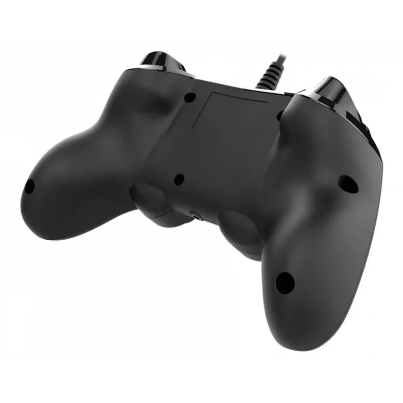 NACON PS4 Compact Controller Schwarz – Kabelgebundenes Gamepad für PS4 & PC
