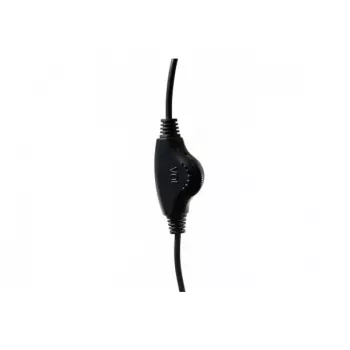 Exertis Connect On-Ear kabelgebundenes Headset mit Bügelmikrofon - Schwarz 059222