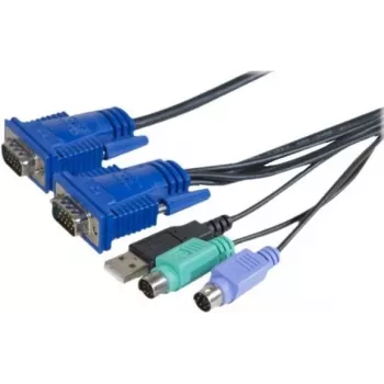 EXERTIS CONNECT KVM Combo Kabel USB, PS/2, 1,8m (66302)