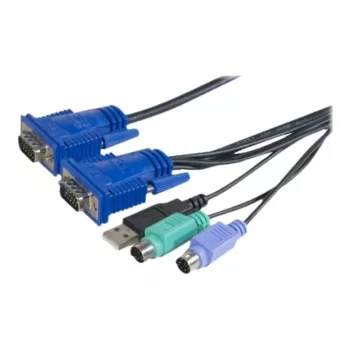 EXERTIS CONNECT KVM Combo Kabel USB, PS/2, 1,8m (66302)