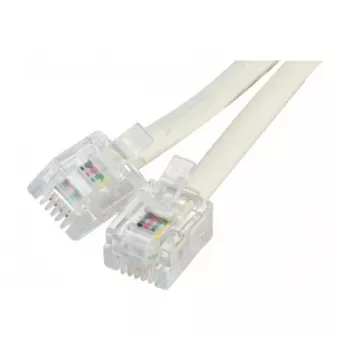 EXERTIS CONNECT Telefonkabel, 15 m, Elfenbein (EXC925600)