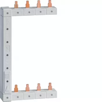 HAGER KCF663S vertikale Phasenschiene, 3-polig, 63 A, 400 V, 10 mm², links/rechts