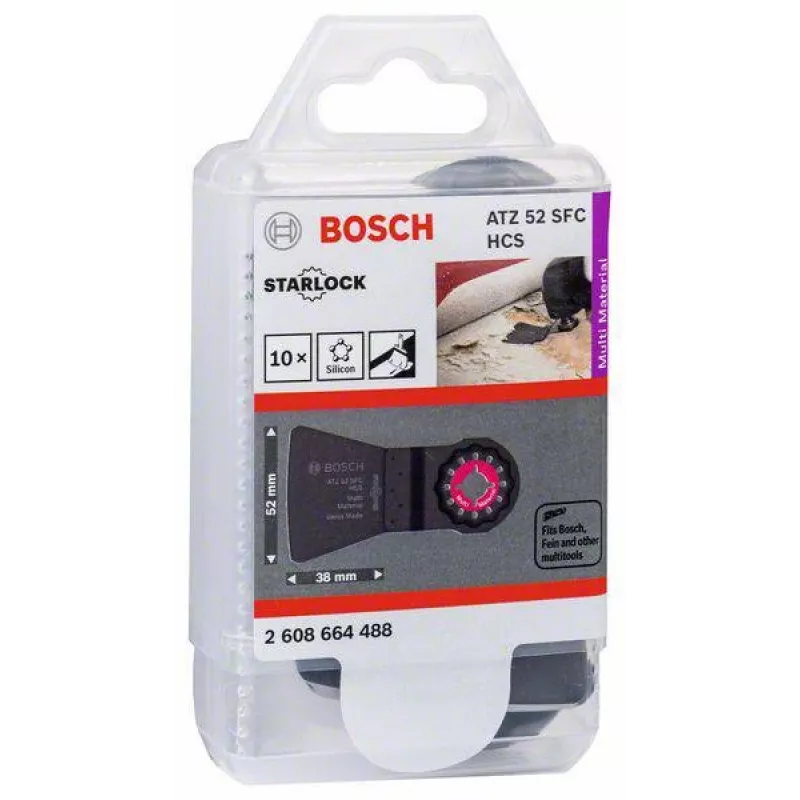 Bosch StarlockPlus HCS Schaberblatt ATZ 52 SC, 52 mm, 10er-Pack 2CPX062126R9999
