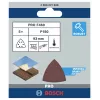 Bosch 2608621688 Delta Schleifpapier Körnung 180, 93 mm, 5 Stück