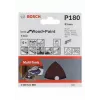 Bosch 2608621688 Delta Schleifpapier Körnung 180, 93 mm, 5 Stück