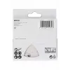 Bosch 2608621688 Delta Schleifpapier Körnung 180, 93 mm, 5 Stück