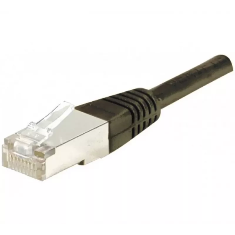 Exertis Connect 234220 Cat6 F/UTP Netzwerk-Patchkabel, 0,5 m, Schwarz