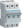 HAGER NCN325 3-poliger Leitungsschutzschalter mit C-Charakteristik 25A, 10kA, 3 Module
