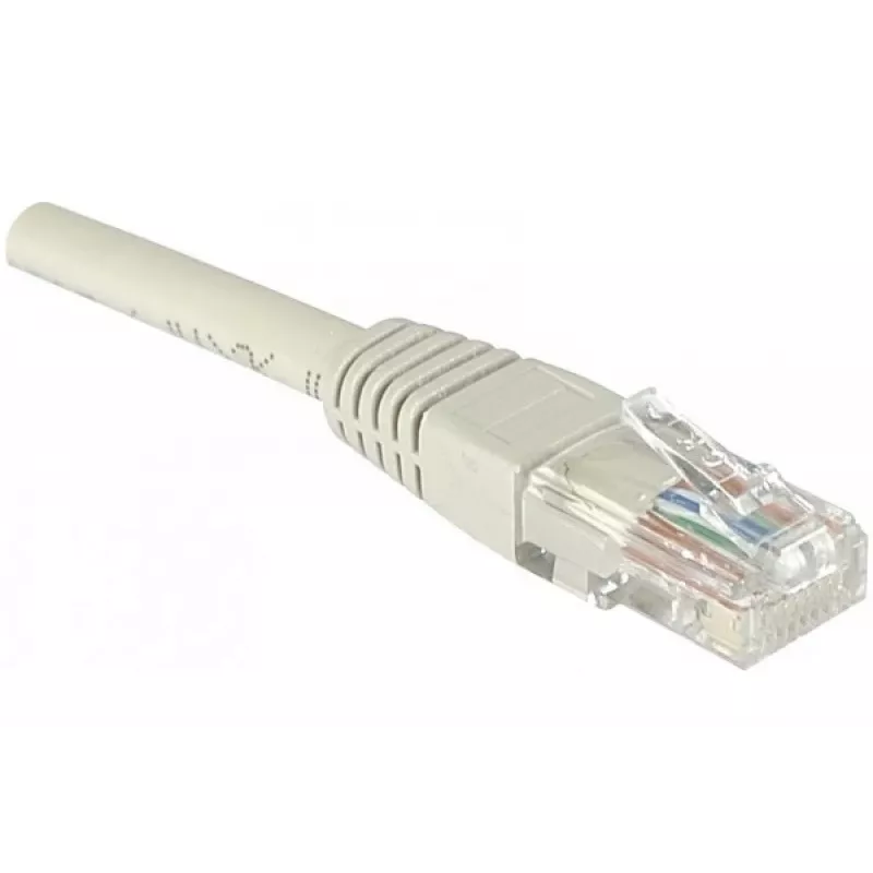 EXERTIS CONNECT Cat6 U/UTP Patchkabel, RJ45, grau, 1,5 m, Snagless, Kupfer EXC240960