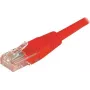 EXERTIS CONNECT Cat6 U/UTP Patchkabel, Rot, 1,0m, RJ45, Snagless 243710