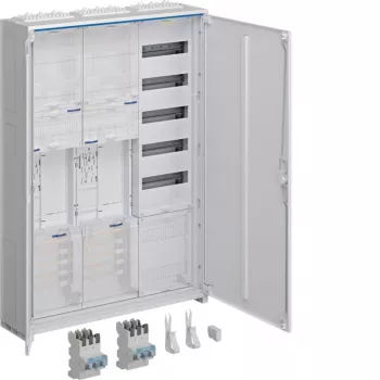 Hager universZ Stromzählergehäuse 2 Zählerplätze 3 Felder 1100mm Weiß IP31 ZB33SEQ25EN