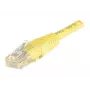 EXERTIS CONNECT Cat6 U/UTP Kupfer-Patchkabel, 0,5 m, Gelb, Snagless RJ45 EXC245700