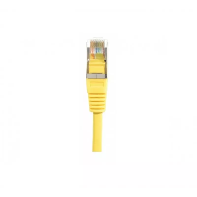 EXERTIS CONNECT Cat.5e F/UTP Patchkabel, Gelb, 0,5 m, Slim Bend Protection 847161