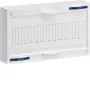 Hager universZ Blindabdeckung 150mm geschlossen plombierbar ZU63EA