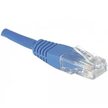 EXERTIS CONNECT Cat.6 U/UTP Patchkabel, 0,5 m, Blau, Snagless 246700