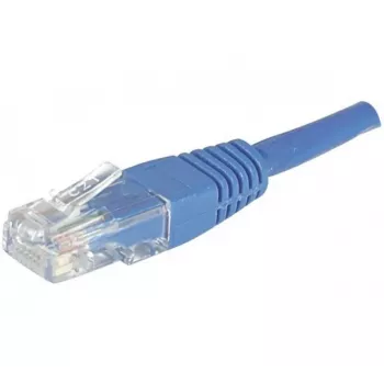 EXERTIS CONNECT Cat.6 U/UTP Patchkabel, 0,5 m, Blau, Snagless 246700