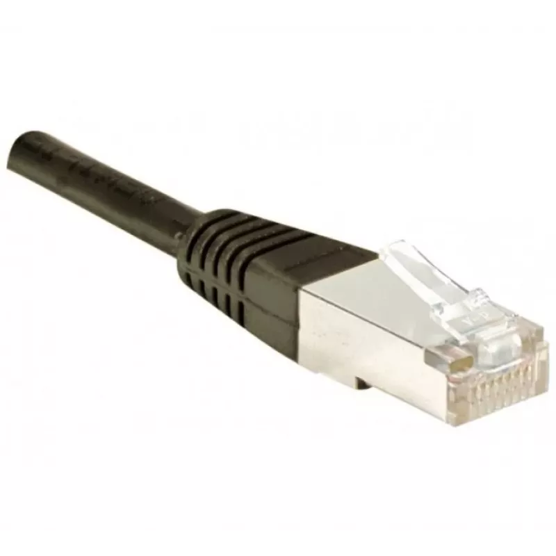 EXERTIS CONNECT Cat.5e F/UTP Patchkabel, RJ45, Schwarz, 0,5 m 847166