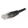 EXERTIS CONNECT Cat6 U/UTP Patchkabel, 1m, Schwarz, RJ45, Rastnasenschutz 246772