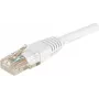 EXERTIS CONNECT CAT.6 U/UTP Patchkabel, 2m, Weiß, RJ45, Rastnasenschutz 246785