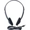 Exertis Connect On-Ear-Headset mit Mikrofon, 3,5-mm-Klinke, Schwarz (059204)