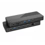 EXERTIS CONNECT KVM-Switch mit Dockingstation, HDMI 4K Ultra HD, LAN, 4-Port USB-Hub, Audio, Kartenleser (061110)