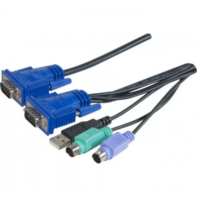 EXERTIS CONNECT KVM Combo Kabel USB, PS/2, 5,0 m (066305)