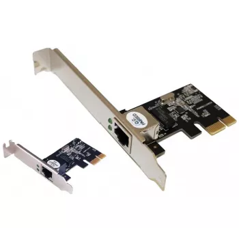 EXERTIS CONNECT 1 Gigabit PCI Express Netzwerkkarte, Standard- und Low-Profile 300555