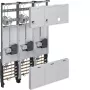 HAGER Komplett-Zählerschrank 3-Punkt Universal Hessen 1050mm 3-Feld ZL34C4N