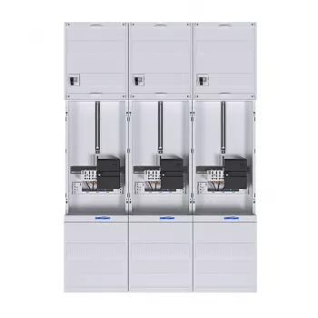 HAGER Komplett-Zählerschrank 3-Punkt Universal Hessen 1050mm 3-Feld ZL34C4N