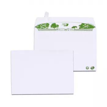 GPV ERAPure 3303 Briefumschlag C5 (162 x 229 mm), ohne Fenster, 80 g/m², 100 % Recyclingpapier, weiß, chlorfrei