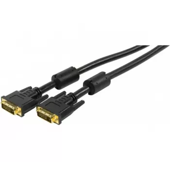 EXERTIS CONNECT DVI-I Dual-Link-Monitorkabel, 24+5 Pin Stecker zu Stecker, 3,0 m, Schwarz EXC127671